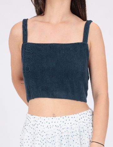 Top Zara, albastru