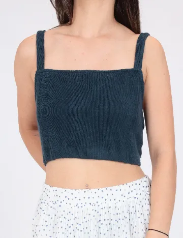 Top Zara, albastru