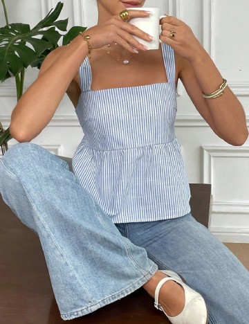Top SHEIN, albastru