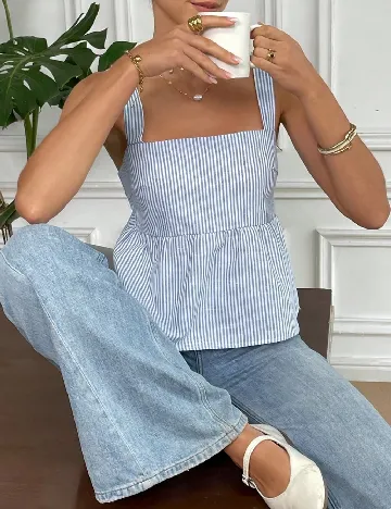 Top SHEIN, albastru
