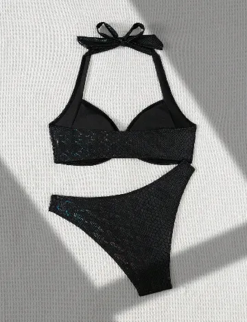 Costum de baie SHEIN, imprimeu sarpe