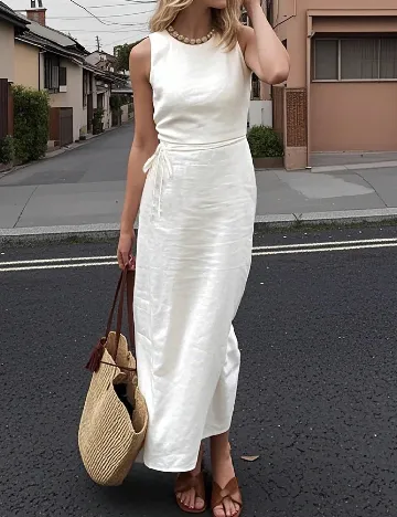 Rochie lunga SHEIN, alb