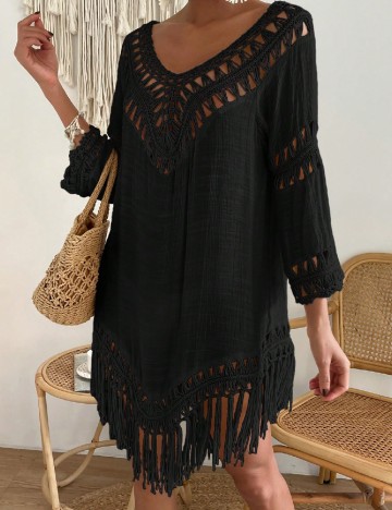 Rochie de plaja SHEIN, negru