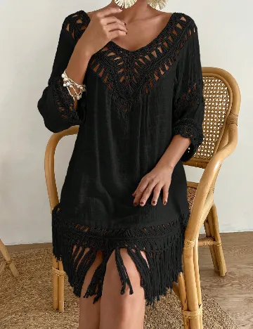 Rochie de plaja SHEIN, negru