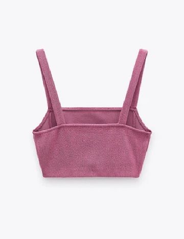 Top Zara, roz pudra