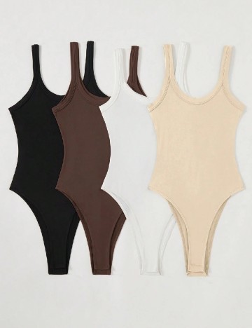 Set body-uri 4 bucati SHEIN, mix culori