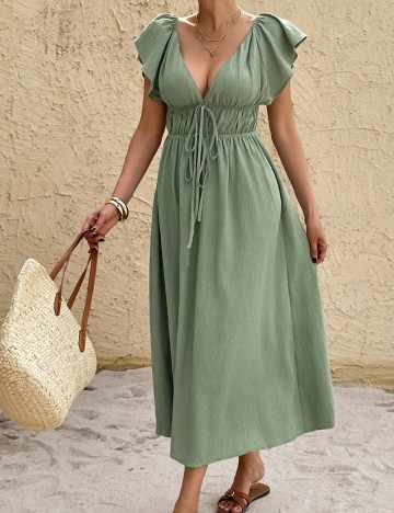 Rochie medie SHEIN, verde