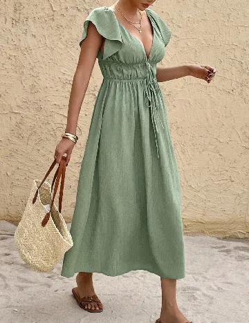 Rochie medie SHEIN, verde