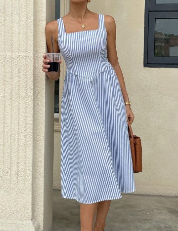 Rochie medie SHEIN, albastru
