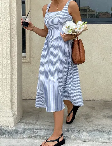Rochie medie SHEIN, albastru