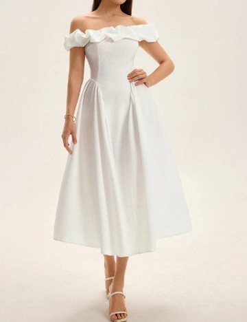 Rochie lunga SHEIN, alb