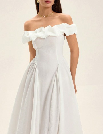 Rochie lunga SHEIN, alb