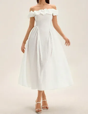 Rochie lunga SHEIN, alb