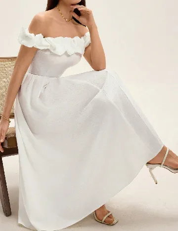 Rochie lunga SHEIN, alb