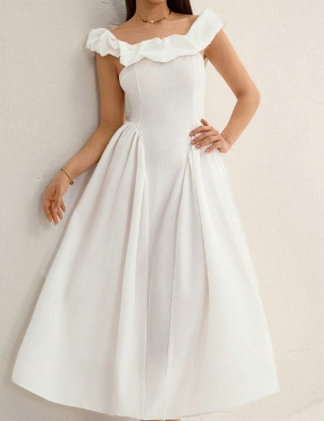 Rochie lunga SHEIN, alb