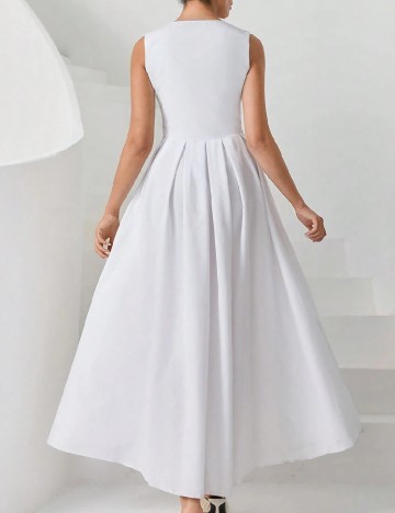 Rochie medie SHEIN, alb