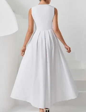 Rochie medie SHEIN, alb