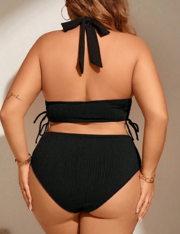 Costum de baie SHEIN CURVE, negru