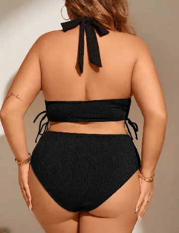 Costum de baie SHEIN CURVE, negru