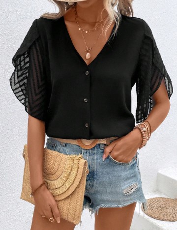 Camasa SHEIN, negru