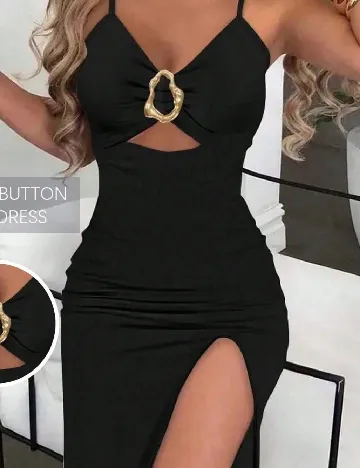 Rochie medie SHEIN, negru