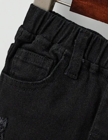 Pantaloni scurti Shein Kids, negru