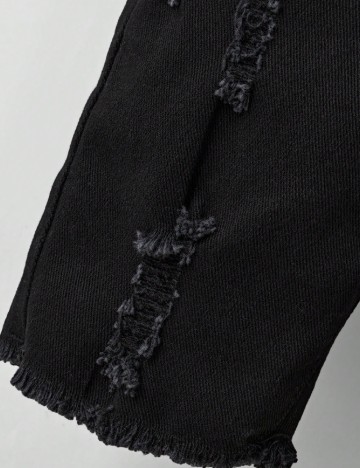 Pantaloni scurti Shein Kids, negru