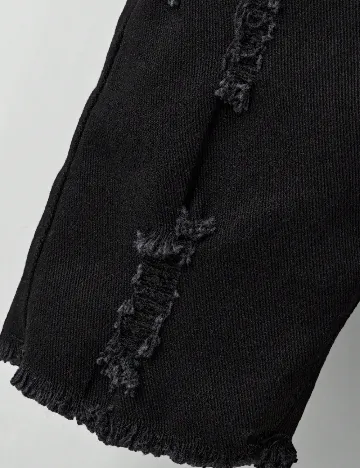 Pantaloni scurti Shein Kids, negru