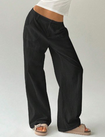 Pantaloni SHEIN CURVE, negru