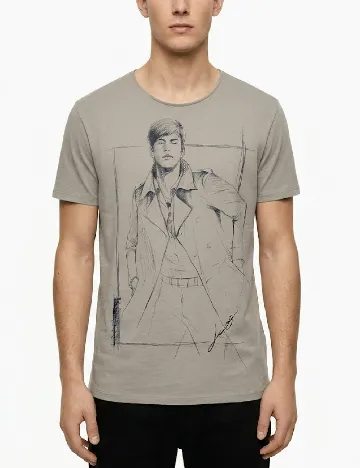 Tricou Zara, gri