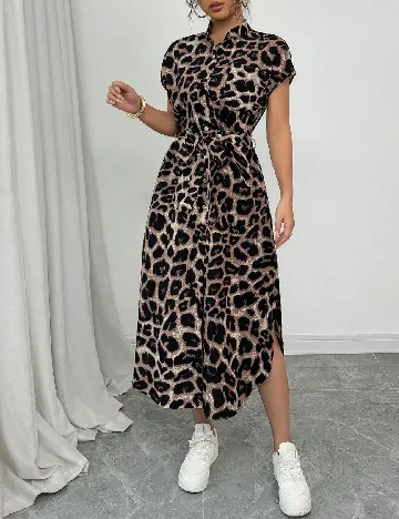 Rochie medie SHEIN, animal print