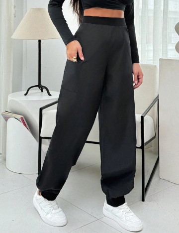 Pantaloni SHEIN, negru