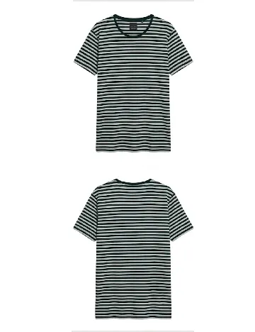 Tricou Zara, verde/gri