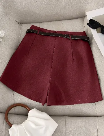 Fusta pantalon SHEIN CURVE, rosu