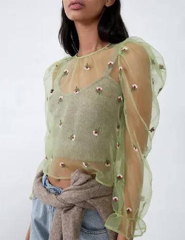 Bluza Zara, verde