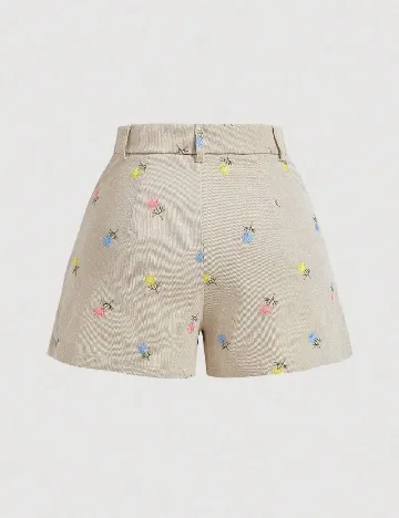 Pantaloni scurti SHEIN, crem
