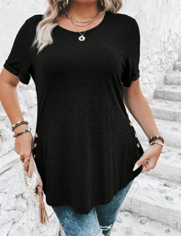 Tricou SHEIN CURVE, negru