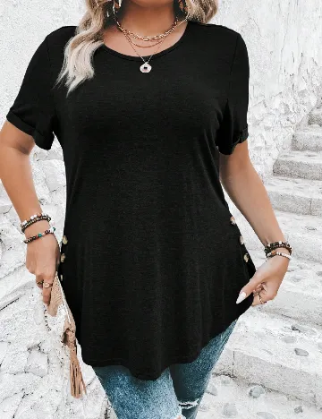 Tricou SHEIN CURVE, negru