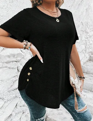 Tricou SHEIN CURVE, negru