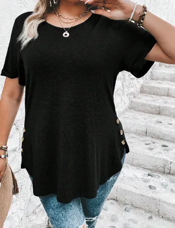 Tricou SHEIN CURVE, negru