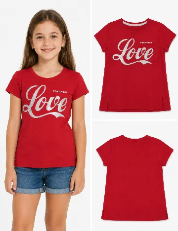 Tricou Zara, rosu