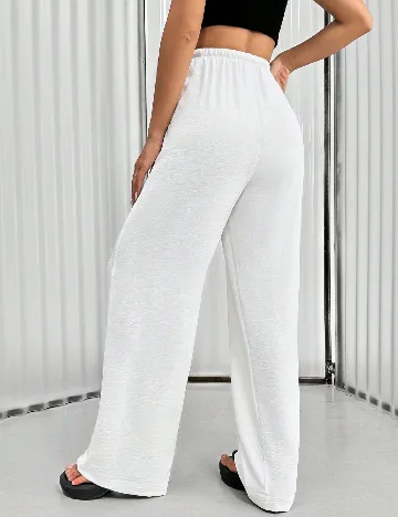 Pantaloni SHEIN, alb