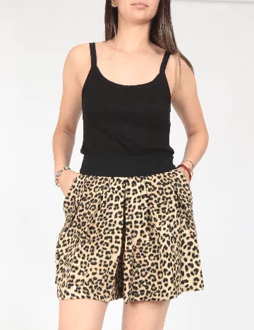 Pantaloni scurti Zara, animal print