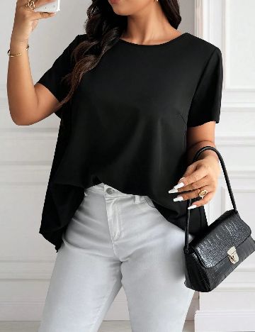 Bluza SHEIN CURVE, negru