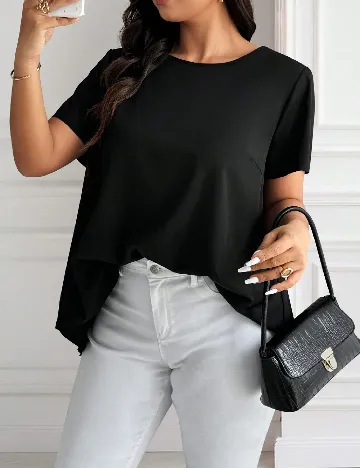 Bluza SHEIN CURVE, negru