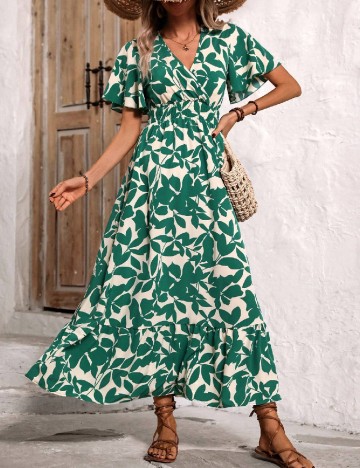 Rochie lunga SHEIN, verde