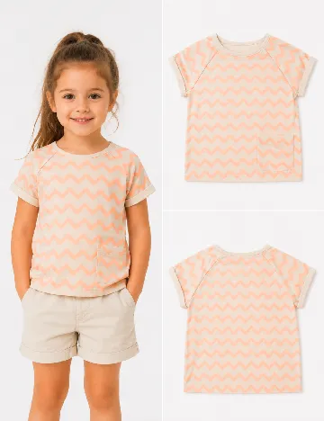 Tricou Zara, crem