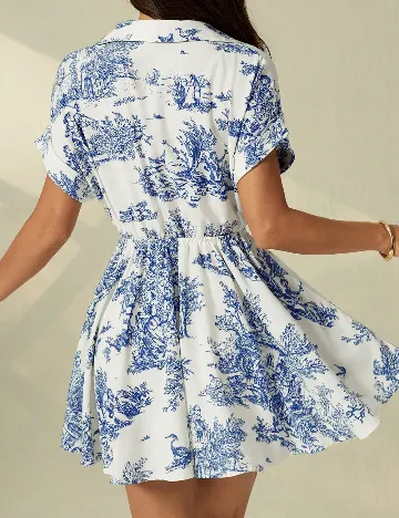 Rochie scurta SHEIN, ecru