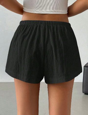 Pantaloni scurti SHEIN, negru