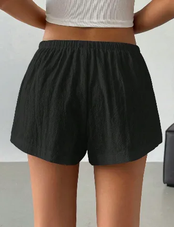 Pantaloni scurti SHEIN, negru